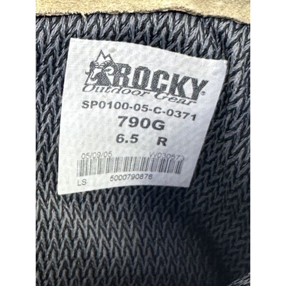ROCKY OUTDOOR GEAR 790G US BOOTS SIZE 6.5R SP0100-05-C-0371 NEW Gore-Tex Combat - Picture 4 of 10